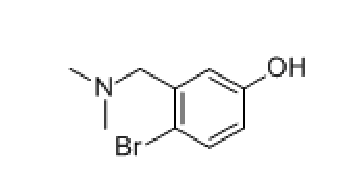 4-溴-3-二甲胺基甲基苯酚, CAS： 848848-16-8