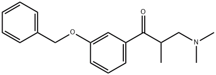 1-(3-(苄氧基)苯基)-3-(二甲基氨基)-2-甲基丙-1-酮,CAS号： 41489-62-7