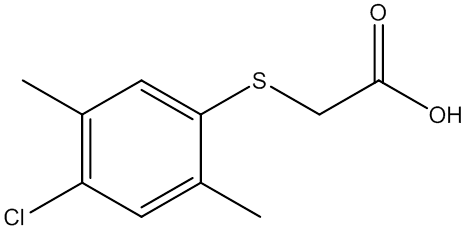 2-（（4-氯-2,5-二甲基苯基）硫代）乙酸,CAS:93-77-6