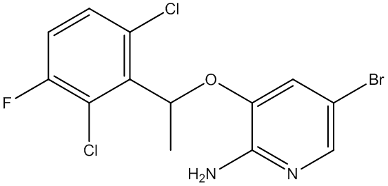 5-溴-3-（1-（2,6-二氯-3-氟苯基）乙氧基）吡啶-2-胺,CAS:756503-69-2