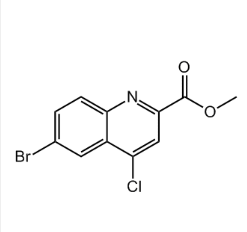 6-溴-4-氯-2-喹啉羧酸甲酯|cas887587-50-0