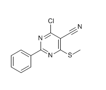 4-氯-6-甲基磺酰基-2-苯基-5-嘧啶甲腈,cas118996-61-5