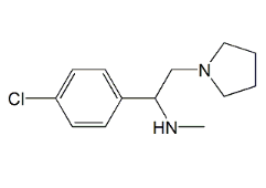 [1-(4-氯-苯基)-2-吡咯烷-1-乙基]-甲胺,CAS170119-33-2