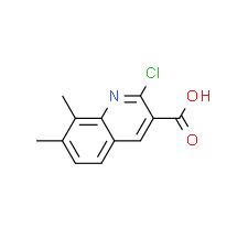 2-氯-7,8-二甲基-喹啉-3-羧酸|cas338428-51-6