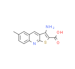 3-Amino-6-methyl-thieno[2,3-b]quinoline-2-carboxylic acid|cas873437-82-2