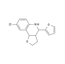 8-Chloro-4-fur-2-yl-2,3,3a,4,5,9b-hexa-hydrofuro[3,2-c]quinoline|cas1164485-17-9