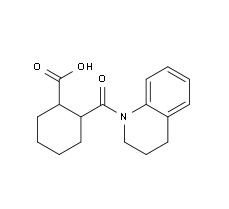 2-(3,4-二氢-2H-喹啉-1-羰基)-环己烷羧酸|cas304674-01-9