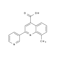 8-甲基-2-吡啶-3-基-喹啉-4-羧酸|cas107027-39-4