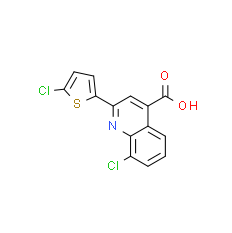 8-Chloro-2-(5-chlorothien-2-yl)quinoline-4-carboxylic acid|cas774587-16-5