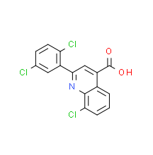 8-Chloro-2-(2,5-dichlorophenyl)quinoline-4-carboxylic acid|cas863180-70-5