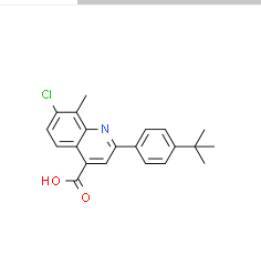 2-(4-tert-Butylphenyl)-7-chloro-8-methylquinoline-4-carboxylic acid|cas863182-58-5