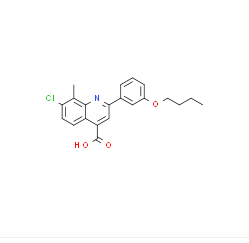 2-(3-Butoxyphenyl)-7-chloro-8-methylquinoline-4-carboxylic acid|cas865415-09-4