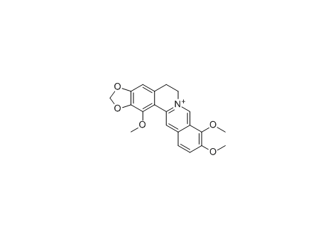 1-Methoxyberberine| 1-甲氧基小檗碱|cas: 29133-52-6