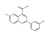 2-(3-溴苯基)-6-甲基-喹啉-4-羧酸|cas725687-88-7