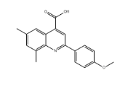 2-(4-甲氧基-苯基)-6,8-二甲基-喹啉-4-羧酸|cas351357-29-4