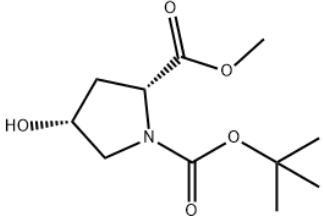 顺式-1-BOC-4-羟基-D-脯氨酸甲酯,CAS:114676-69-6