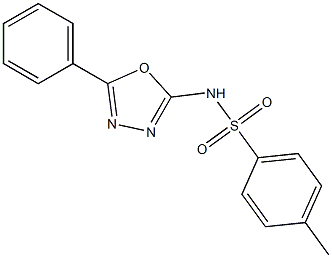 4-甲基-N-（5-苯基-1,3,4-恶二唑-2-基）苯磺酰胺,CAS:14631-77-7