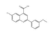 6-氯-2-(3-甲氧苯基)-喹啉-4-羧酸|cas590350-42-8