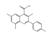 3,6,8-三甲基-2-(4-甲基苯基)喹啉-4-羧酸|cas932886-85-6