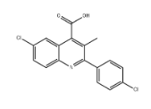 6-氯-2-(4-氯苯基)-3-甲基-喹啉-4-羧酸|cas906143-01-9