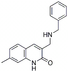 3-(BENZYLamino-METHYL)-7-METHYL-1H-QUINOLIN-2-ONE,CAS483286-56-2