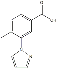 4-methyl-3-(1H-pyrazol-1-yl)benzoic acid,CAS1003502-76-8