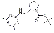 2-[(4,6-Dimethyl-pyrimidin-2-ylamino)-methyl]-pyrrolidine-1-carboxylic acid tert-butyl ester,CAS1261230-00-5