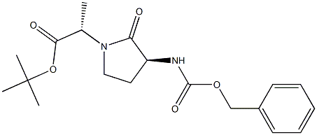 (S)-叔-丁基 2-((S)-3-(((苄氧基)羰基)氨基)-2-氧亚基吡咯烷-1-基)丙酯, CAS:478647-39-1