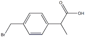 2-(4-溴甲基苯基)丙酸,CAS:111128-12-2