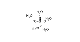 硫酸铍 cas：7787-56-6