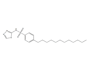 4-十二烷基-N-1,3,4-噻二唑-2-基苯磺酰胺，cas1191951-57-1