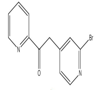 2-(2-溴吡啶-4-基)-1-(吡啶-2-基)乙酮，cas446852-65-9