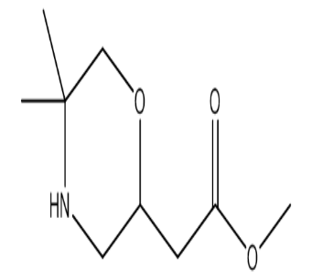 5,5-二甲基-2-吗啉乙酸甲酯，cas889955-22-0