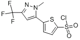 5-[1-甲基-3-（三氟甲基）-1H-吡唑-5-噻酚2-磺酰氯,cas:230295-11-1