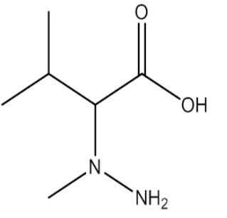 3-Methyl-2-(1-methylhydrazinyl)butoic acid，cas98275-78-6