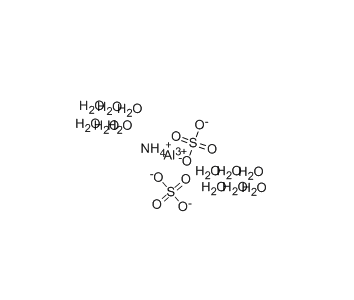 硫酸铝铵 cas：7784-26-1