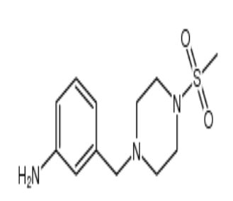 3-[[4-(甲基磺酰基)-1-哌嗪基]甲基]苯胺，cas925920-75-8