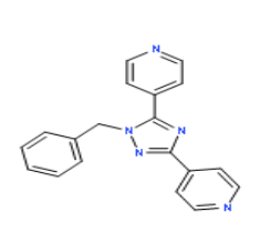 4-(1-苄基-5-吡啶-4-基-1,2,4-三唑-3-基)吡啶，cas55391-37-2