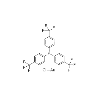 Chloro[tris(para-trifluoromethylphenyl)phosphine]gold(I) 99% cas：385815-83-8