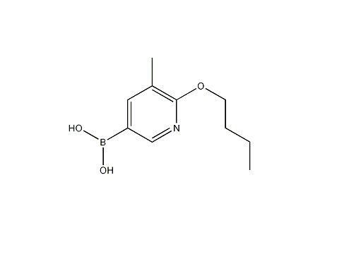 6-丁氧基-5-甲基吡啶-3-硼酸 cas：1256355-20-0