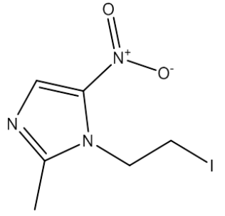 1-(2-碘乙基)-2-甲基-5-硝基-1H-咪唑，cas16156-90-4