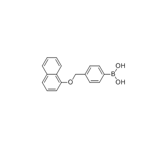 4-[(1-萘氧基)甲基]苯硼酸 cas：871125-78-9