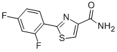 2-(2,4-二氟苯基)噻唑-4-羧酰胺,cas:175276-97-8