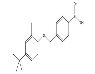 4-[(4′-叔丁基-2′-甲基苯氧基)甲基]苯硼酸 cas：1072951-67-7