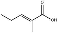 反式-2-甲基-2-戊烯酸,CAS:16957-70-3