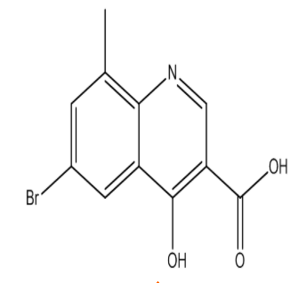 6-Bromo-4-hydroxy-8-methylquinoline-3-carboxylic acid，cas67643-46-3