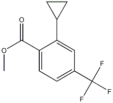 METHYL 2-CYCLOPROPYL-4-(TRIFLUOROMETHYL)BENZOATE,cas:1236303-03-9