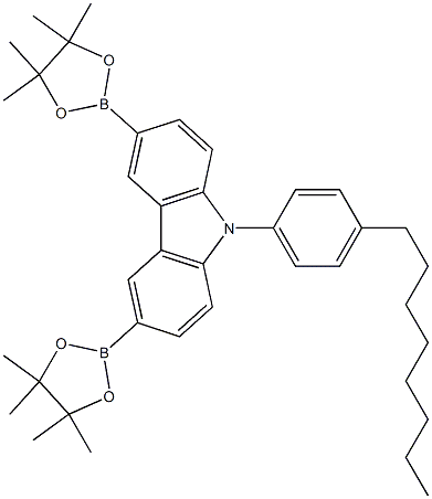 9-(4-辛基苯基)-3,6-双(4,4,5,5-四甲基-1,3,2-二氧戊环-2-基)-9H-咔唑