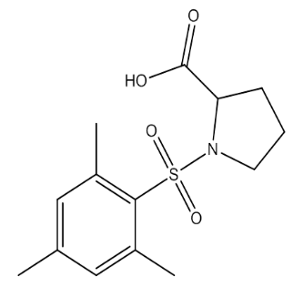 1-(Mesitylsulfonyl)pyrrolidine-2-carboxylic acid，cas126522-74-5