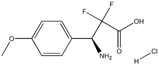 (S)-3-amino-2,2-difluoro-3-(4-methoxyphenyl)propionic acid hydrochloride,cas:1263094-82-1